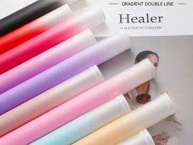 Papel coreano colores degradados 